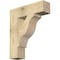 Ekena Millwork Funston Block Rough Sawn Bracket, Douglas Fir, 6"W x 24"D x 28"H BKT06X24X28FST05RDF - alternate 1
